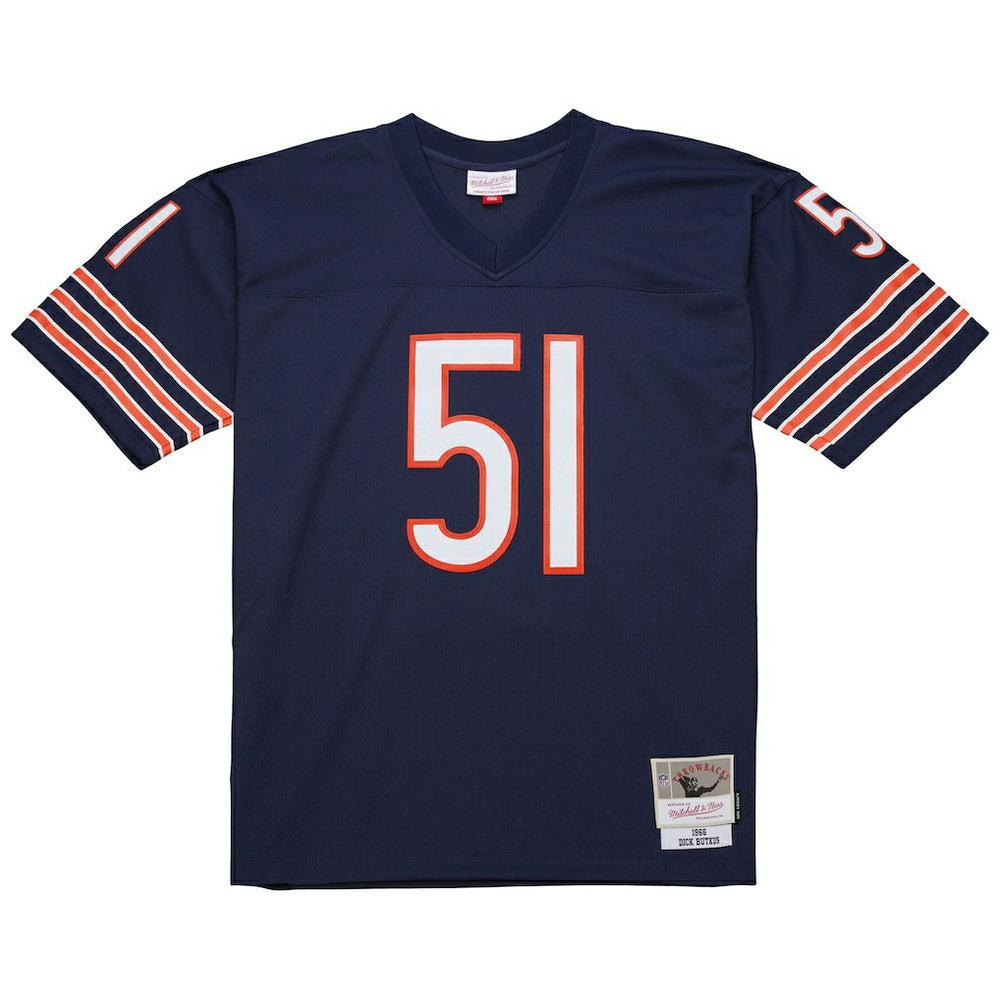 Dick Butkus Chicago Bears Legacy Replica Jersey - Navy - Mitchell & Ness
