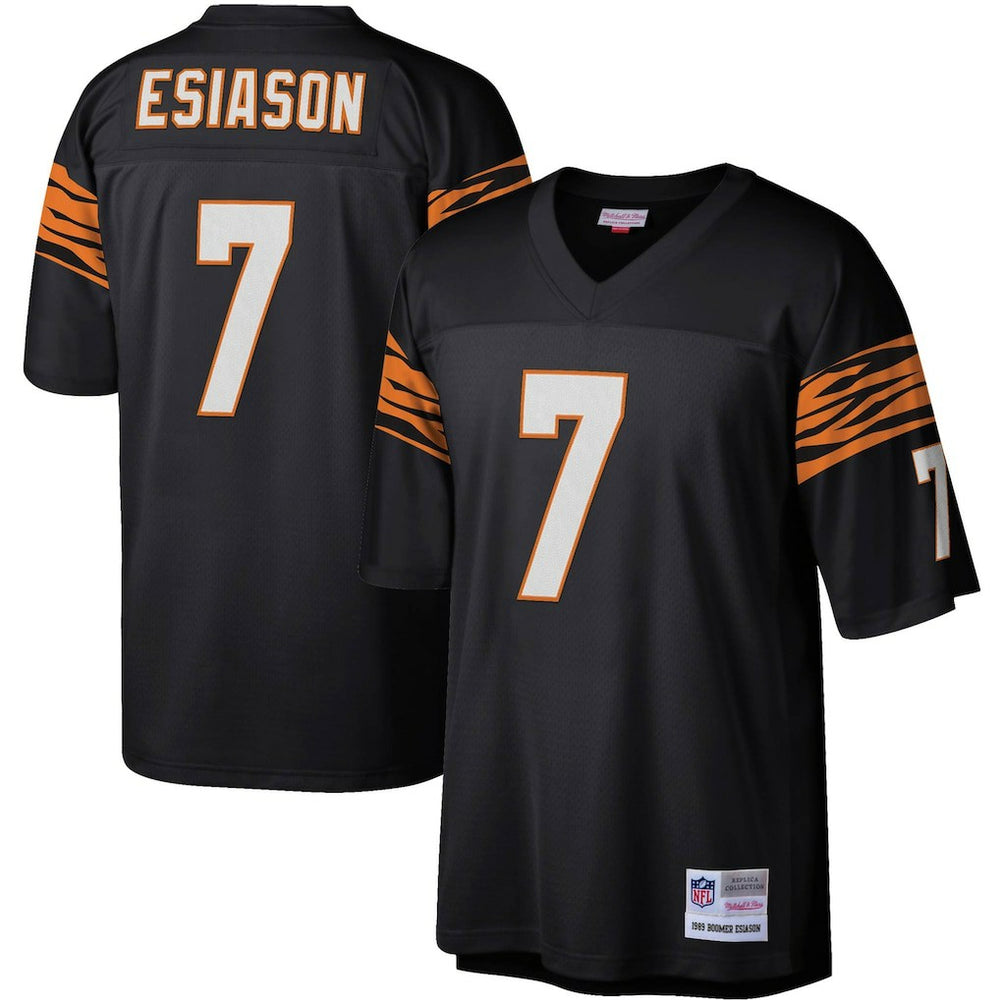 Boomer Esiason Cincinnati Bengals Legacy Replica Jersey - Black - Mitchell & Ness