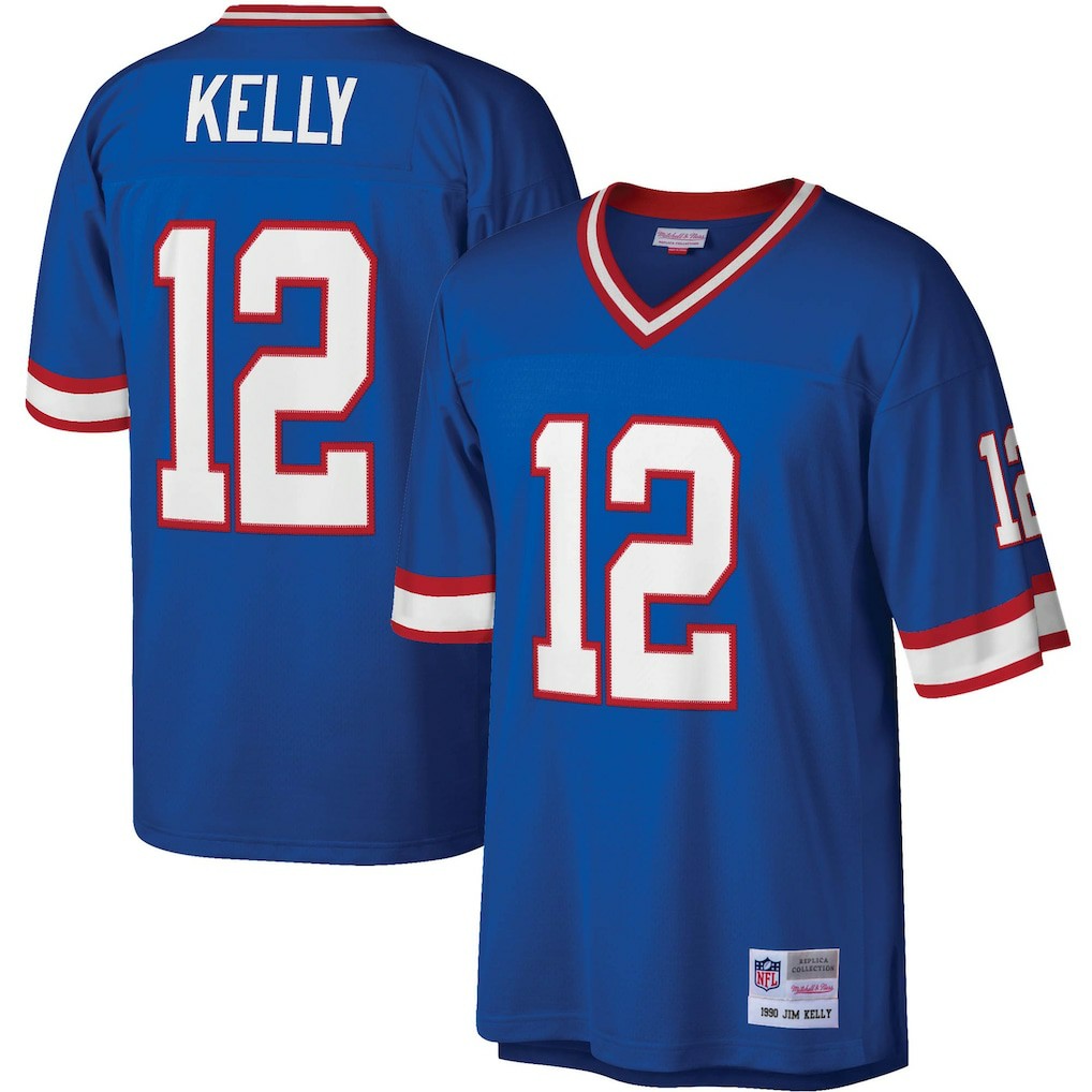 Jim Kelly Buffalo Bills Legacy Replica Jersey - Royal - Mitchell & Ness