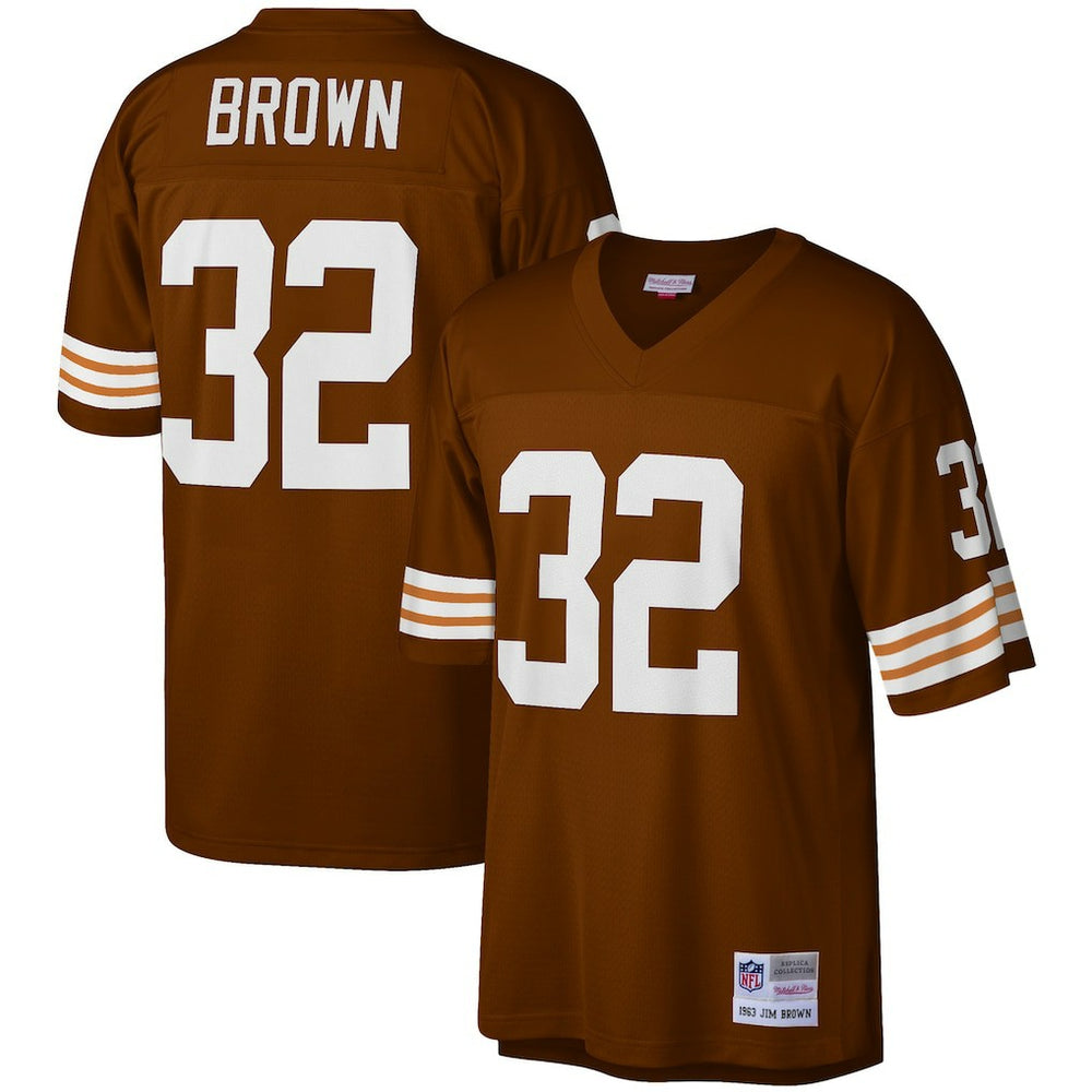 Jim Brown Cleveland Browns Legacy Replica Jersey - Brown - Mitchell & Ness