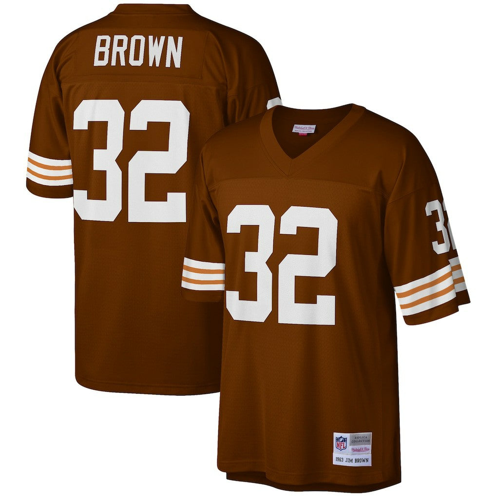 Jim Brown Cleveland Browns Legacy Replica Jersey - Brown - Mitchell & Ness