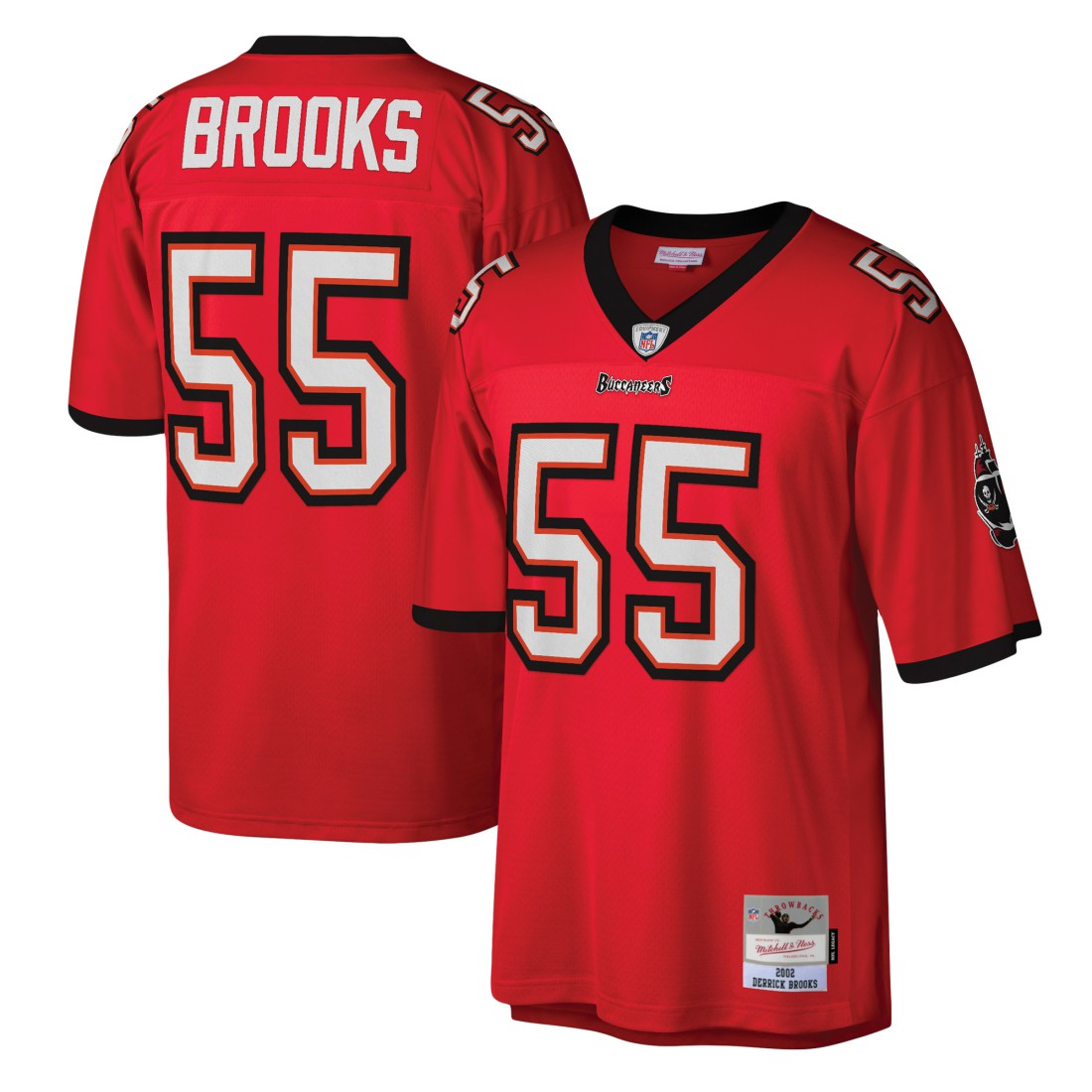 Derrick Brooks Tampa Bay Buccaneers Legacy Replica Jersey - Red - Mitchell & Ness