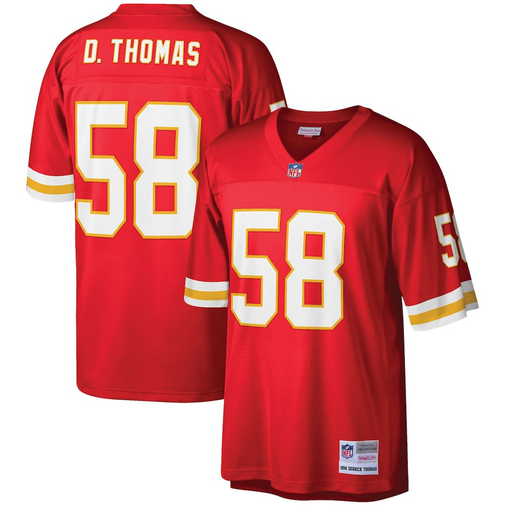 Derrick Thomas Kansas City Chiefs Legacy Replica Jersey - Red - Mitchell & Ness