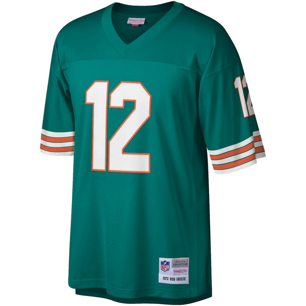 Bob Griese Miami Dolphins Legacy Replica Jersey - Aqua - Mitchell & Ness