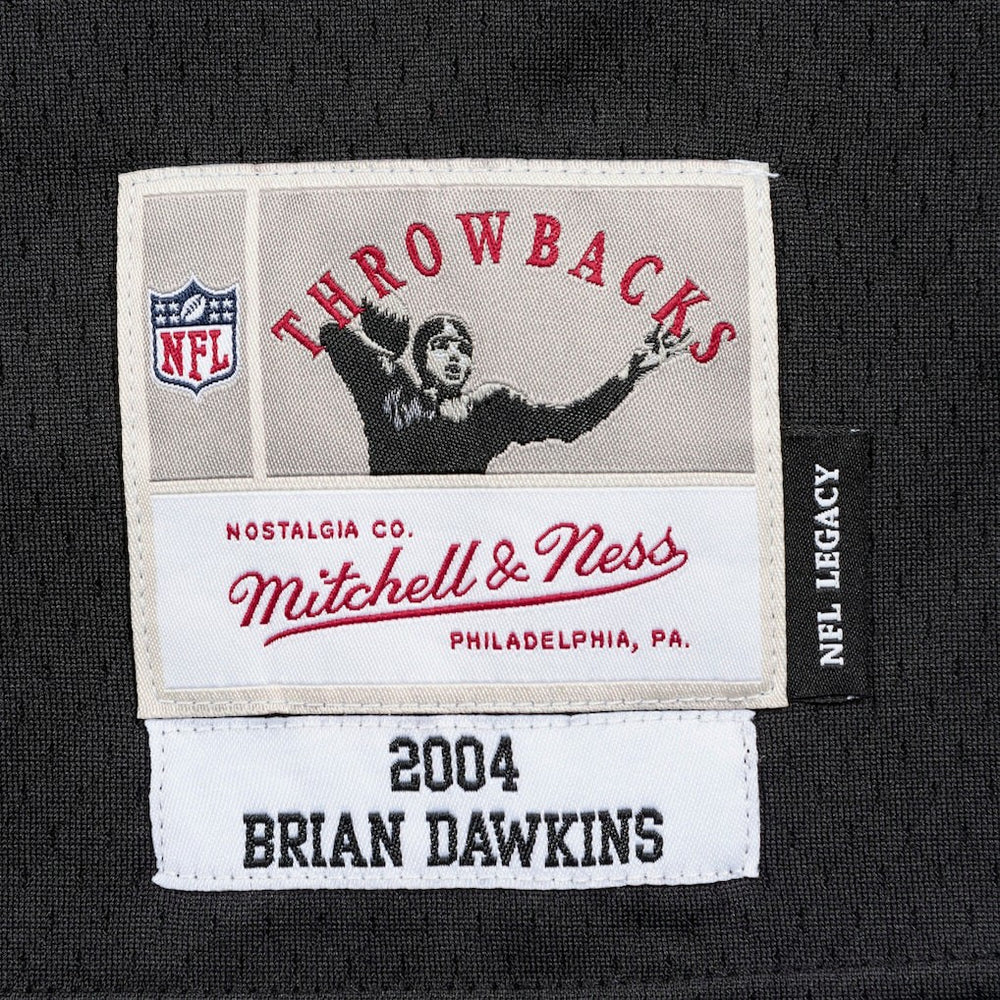 Brian Dawkins Philadelphia Eagles Legacy Replica Jersey - Black - Mitchell & Ness