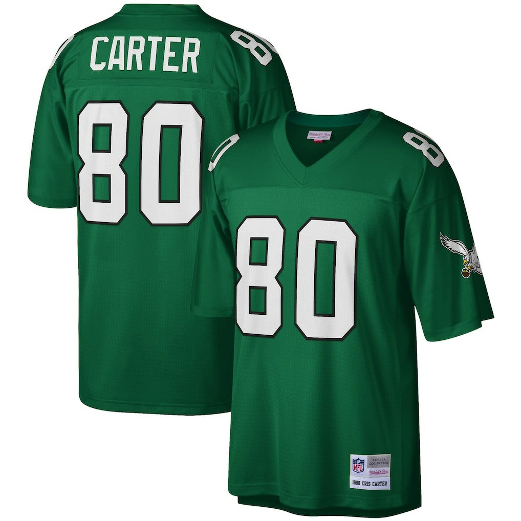 Cris Carter Philadelphia Eagles Legacy Replica Jersey - Kelly Green - Mitchell & Ness