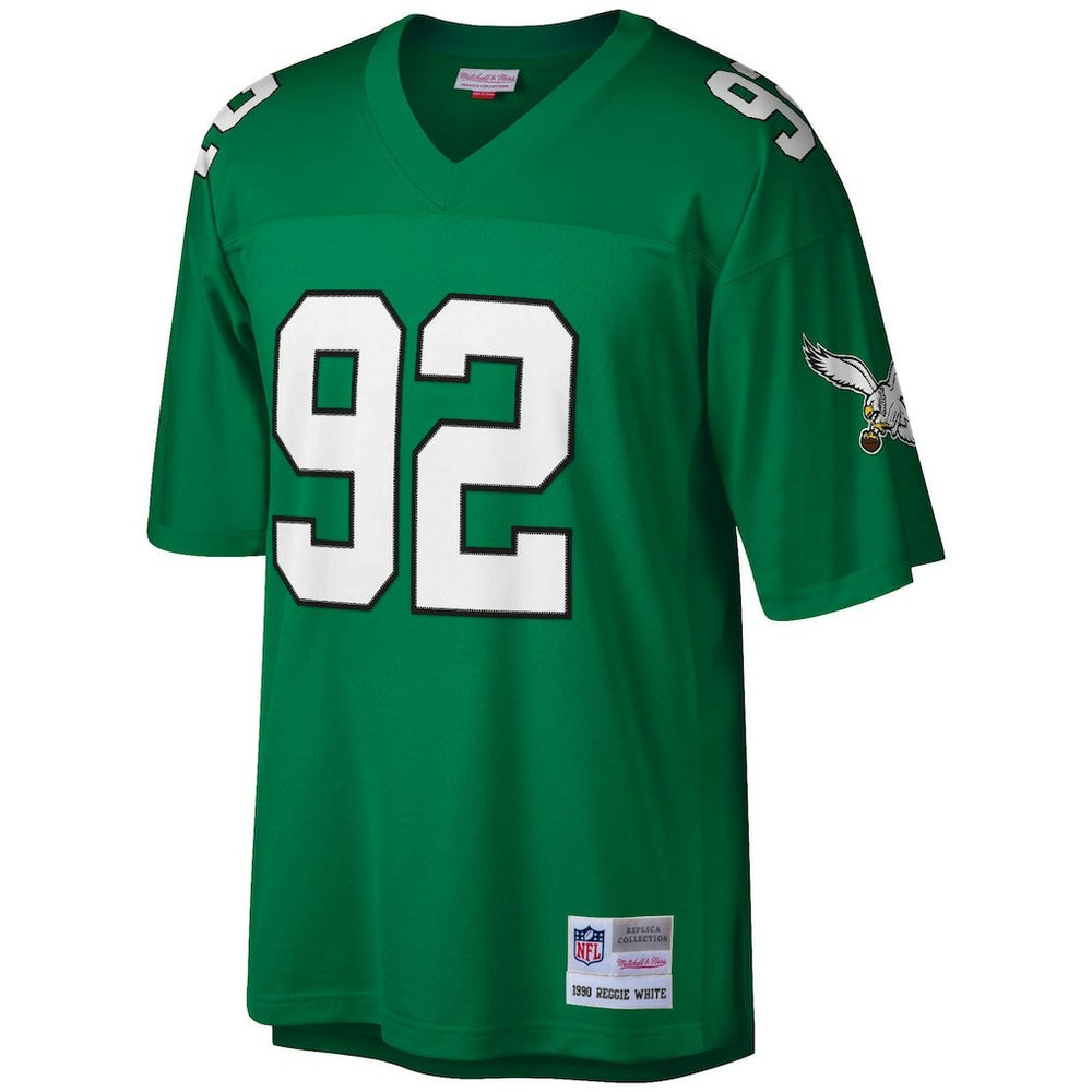 Reggie White Philadelphia Eagles Legacy Replica Jersey - Kelly Green - Mitchell & Ness