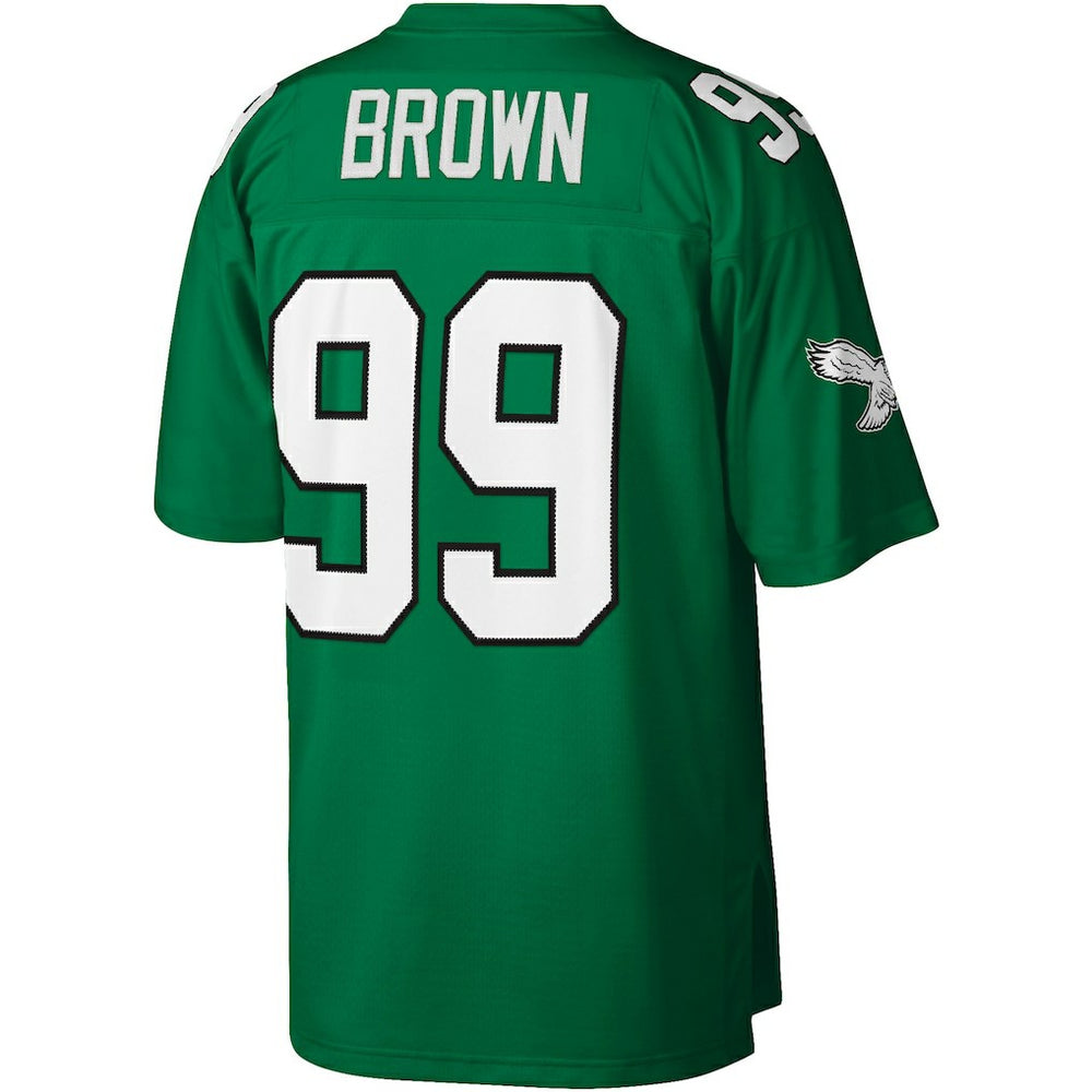 Jerome Brown Philadelphia Eagles Legacy Replica Jersey - Kelly Green - Mitchell & Ness