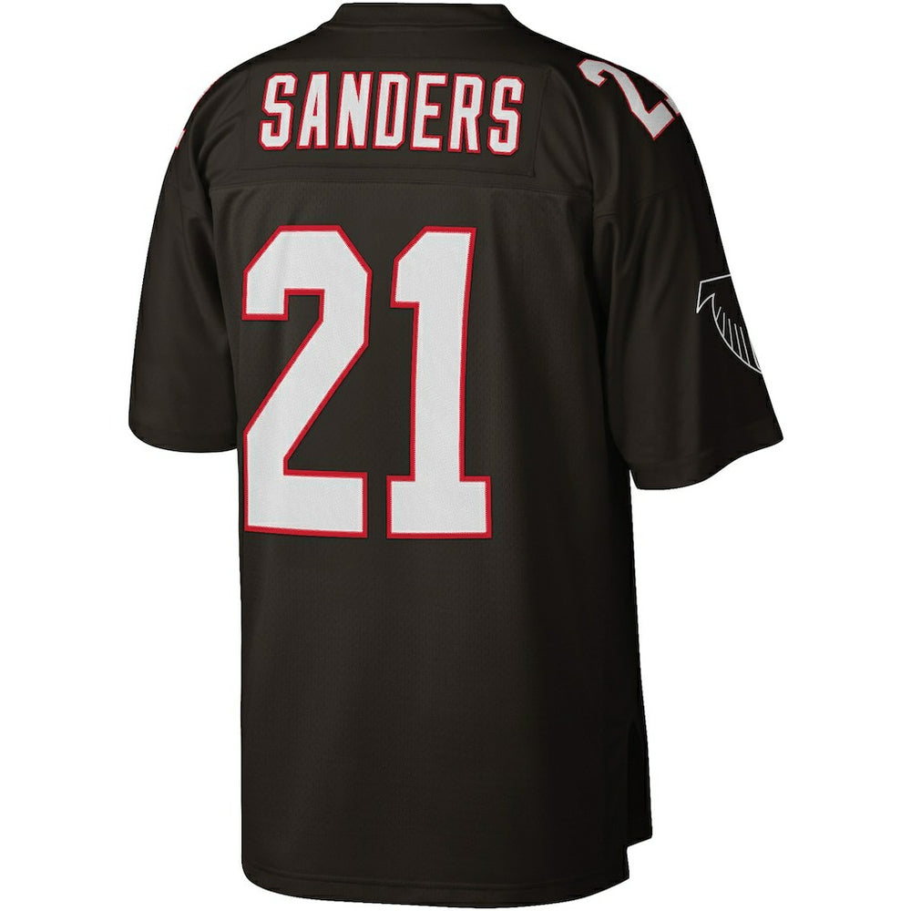 Deion Sanders Atlanta Falcons Legacy Replica Jersey - Black - Mitchell & Ness