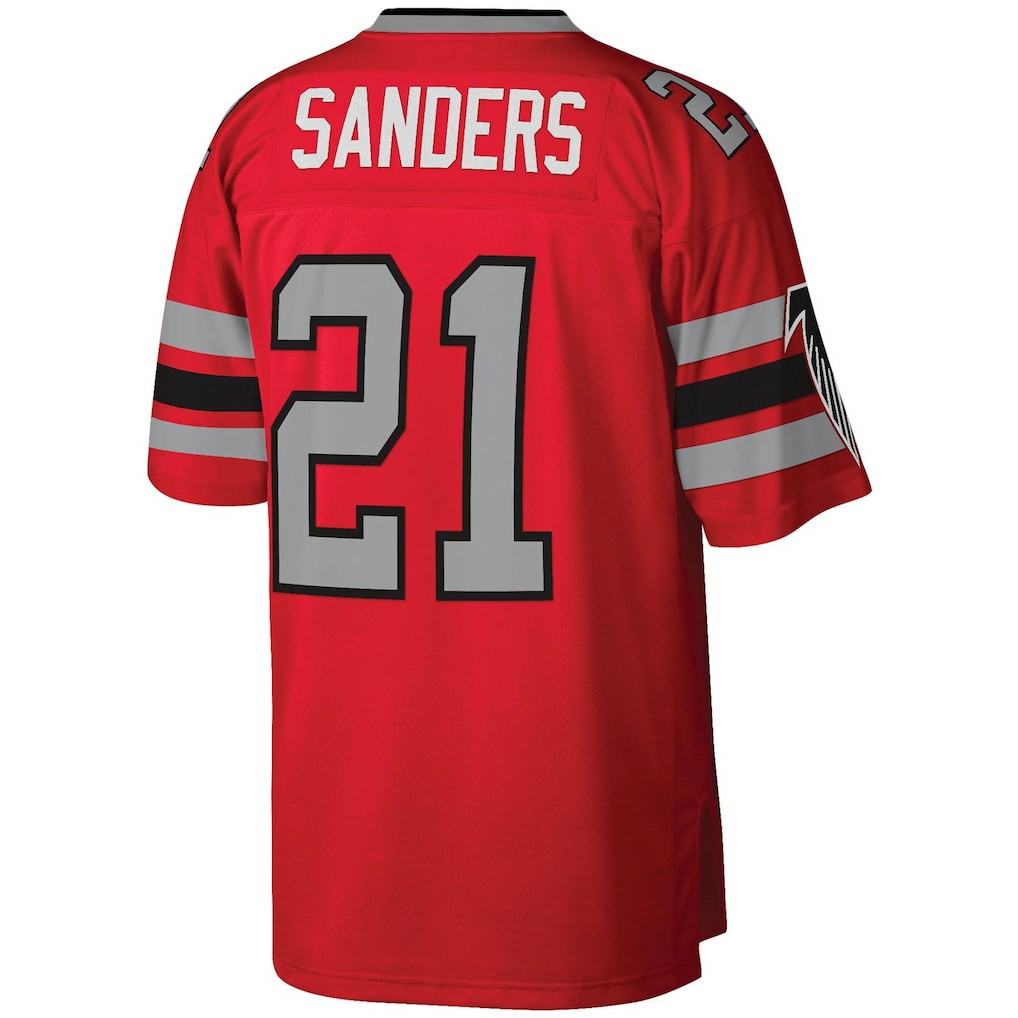 Deion Sanders Atlanta Falcons Legacy Replica Jersey - Red - Mitchell & Ness