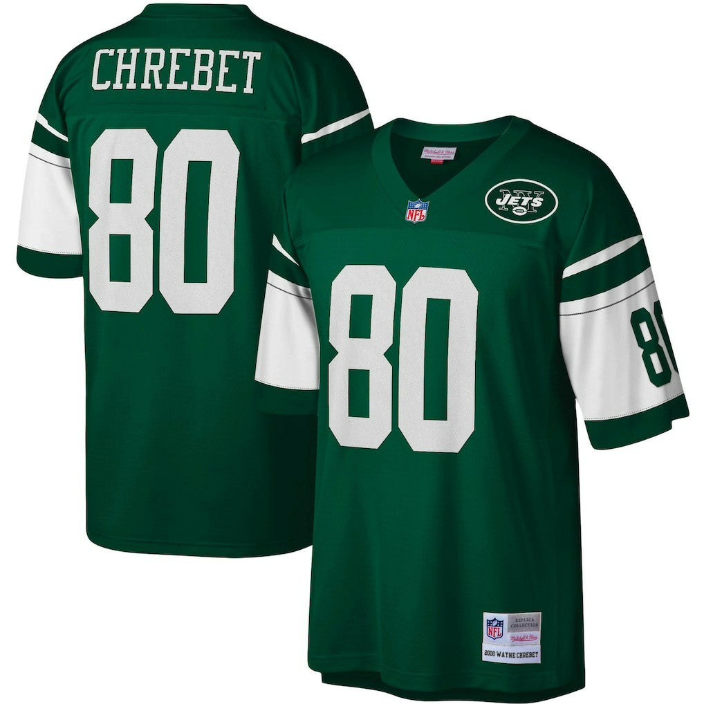 Wayne Chrebet New York Jets Legacy Replica Jersey - Green - Mitchell & Ness