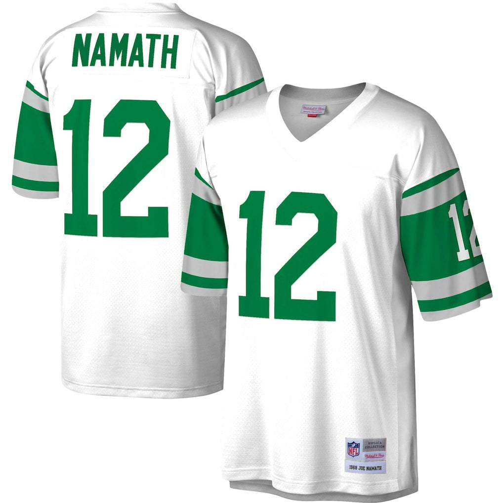 Joe Namath New York Jets Legacy Replica Jersey - White - Mitchell & Ness