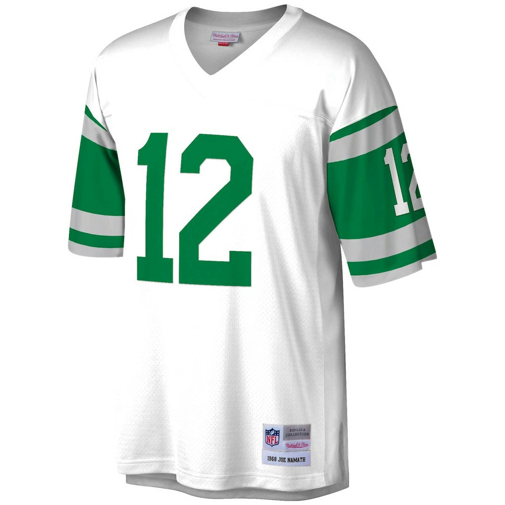 Joe Namath New York Jets Legacy Replica Jersey - White - Mitchell & Ness