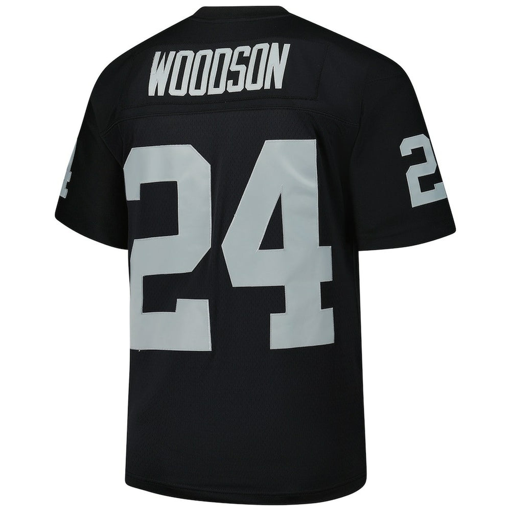 Charles Woodson Las Vegas Raiders Legacy Replica Jersey - Black - Mitchell & Ness