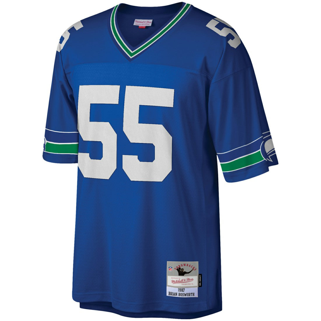 Brian Bosworth Seattle Seahawks Legacy Replica Jersey - Royal - Mitchell & Ness