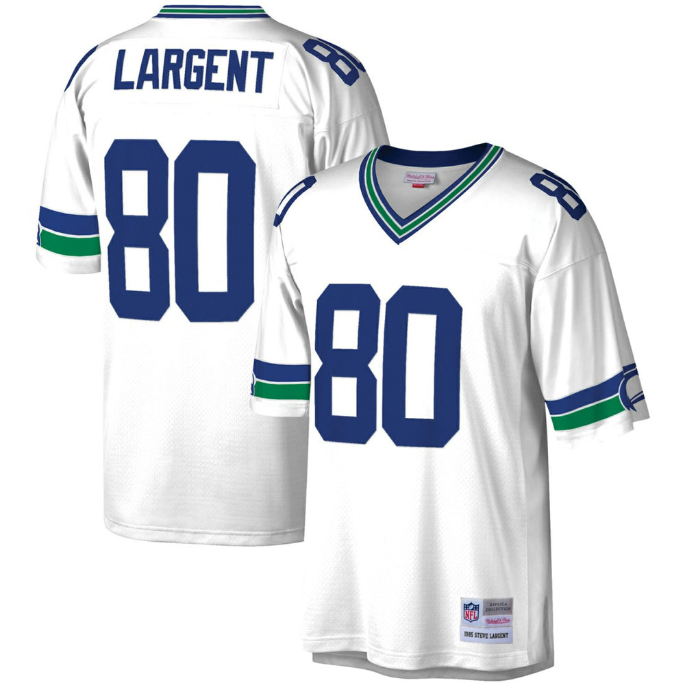 Steve Largent Seattle Seahawks Legacy Replica Jersey - White - Mitchell & Ness