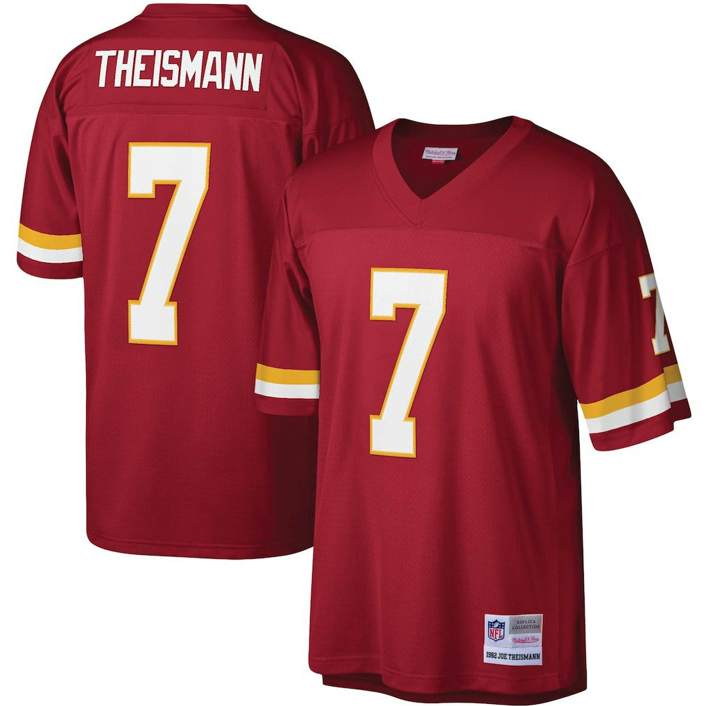Joe Theismann Washington Football Team Legacy Replica Jersey - Burgundy - Mitchell & Ness
