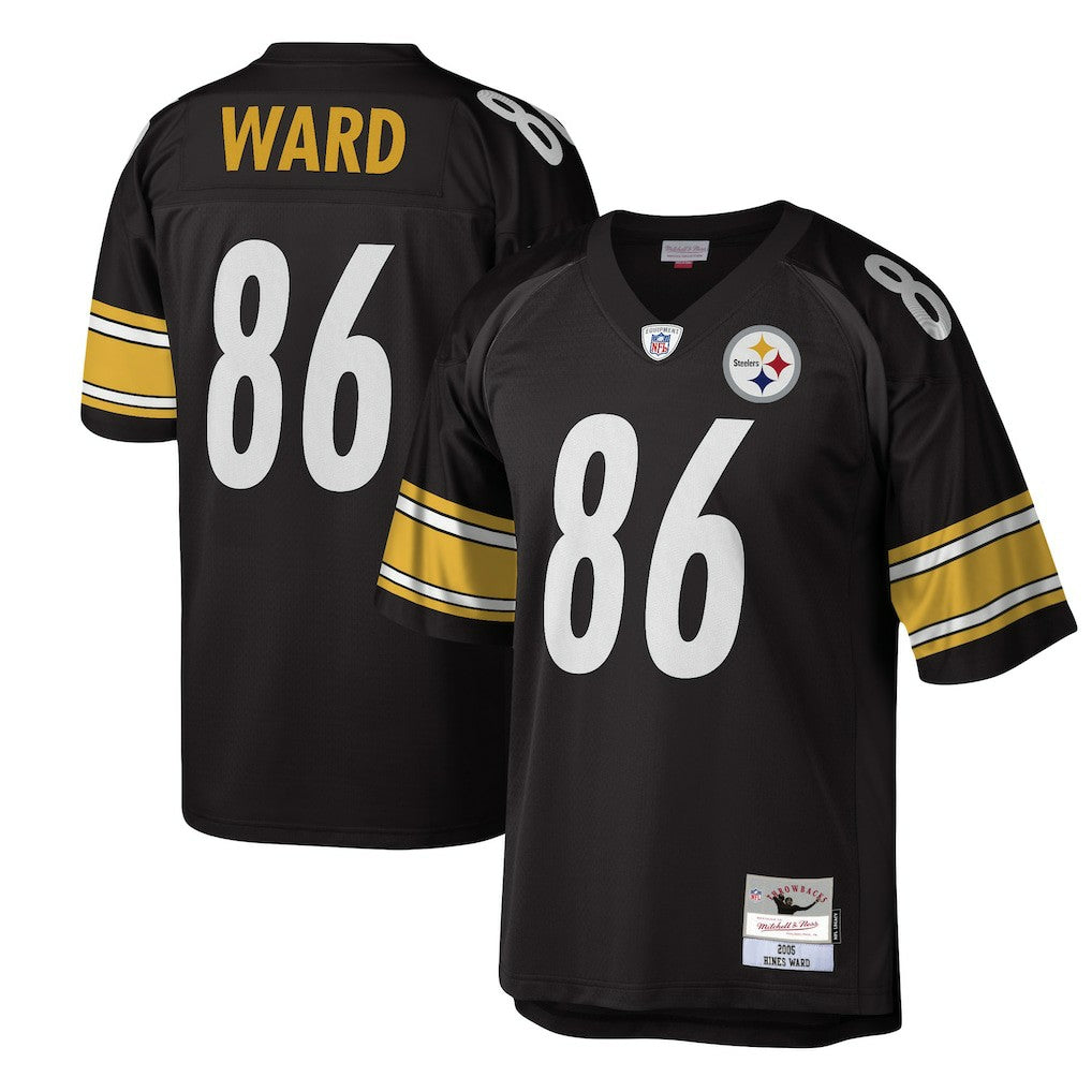 Hines Ward Pittsburgh Steelers Legacy Replica Jersey - Black - Mitchell & Ness