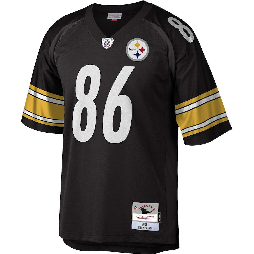 Hines Ward Pittsburgh Steelers Legacy Replica Jersey - Black - Mitchell & Ness