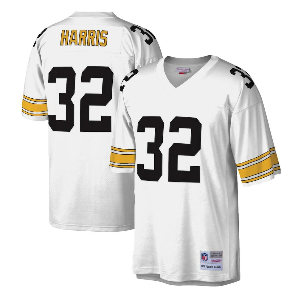Franco Harris Pittsburgh Steelers Legacy Replica Jersey - White - Mitchell & Ness