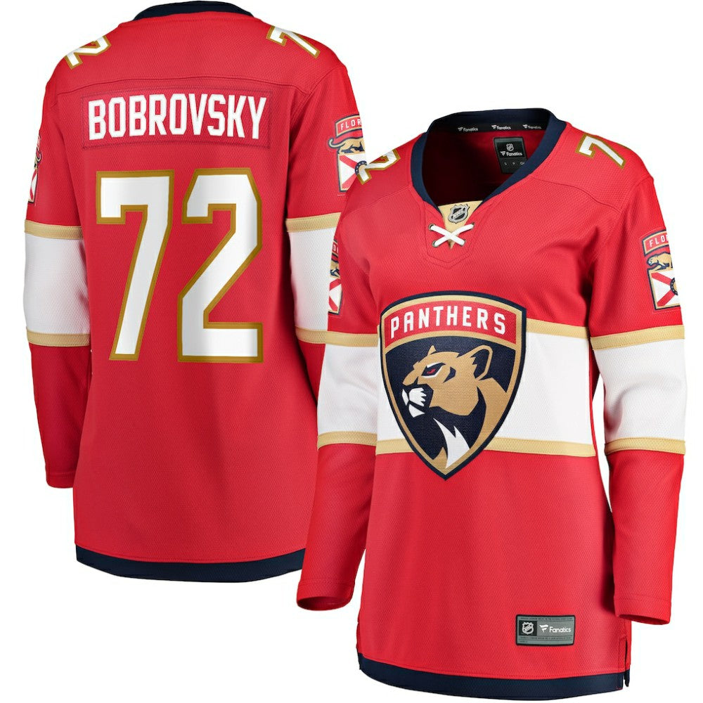 Sergei Bobrovsky Florida Panthers Fanatics Women's Home Breakaway Jersey - Red | Fanatics on sale