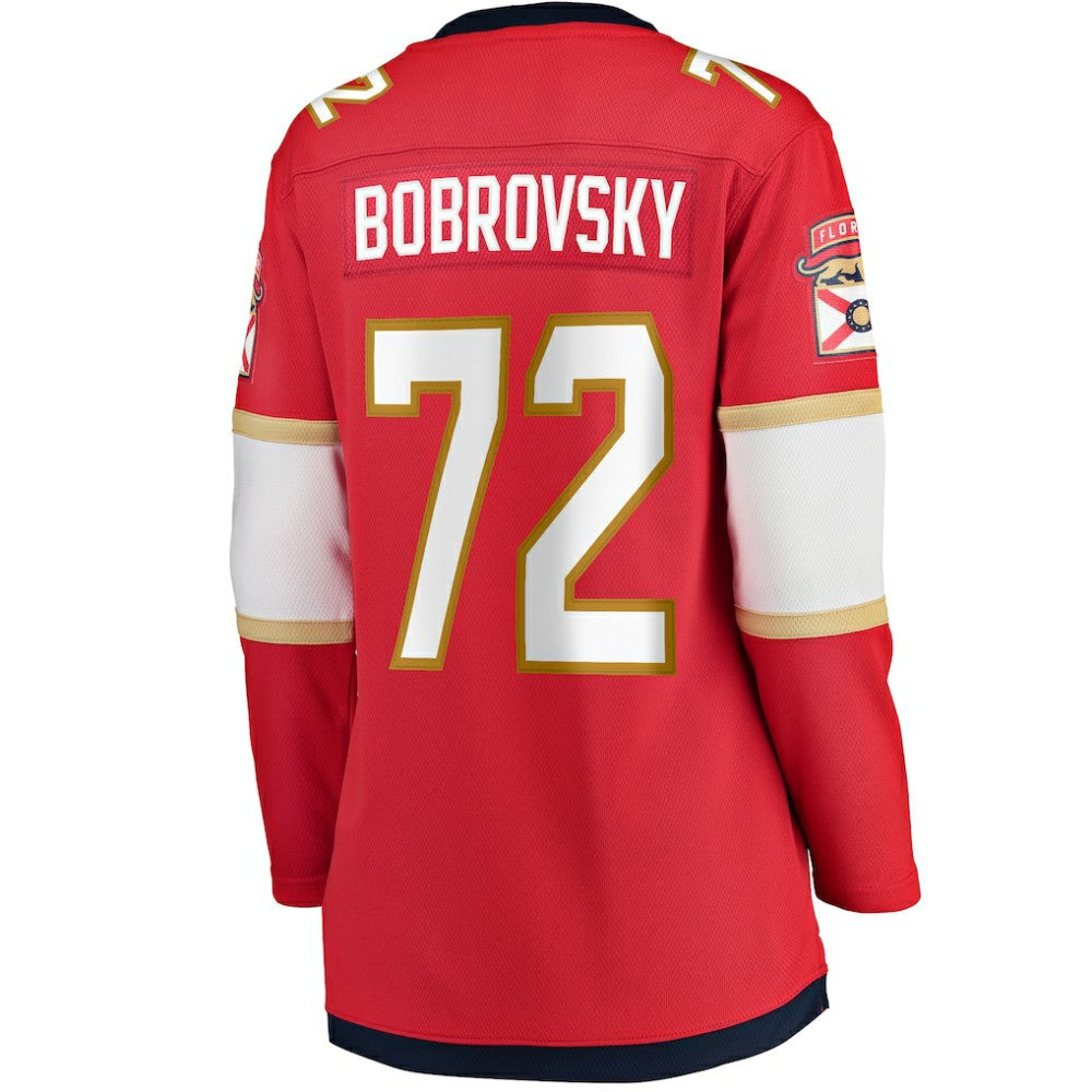 Sergei Bobrovsky Florida Panthers Fanatics Women's Home Breakaway Jersey - Red | Fanatics on sale