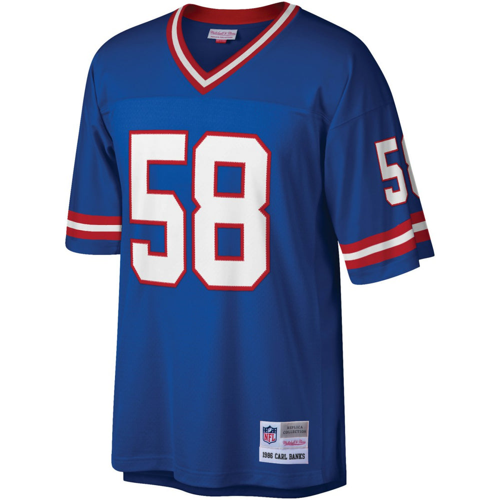 Carl Banks New York Giants Legacy Replica Jersey - Royal - Mitchell & Ness