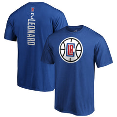Fanatics Kawhi Leonard LA Clippers Playmaker Name & Number T-Shirt Blue