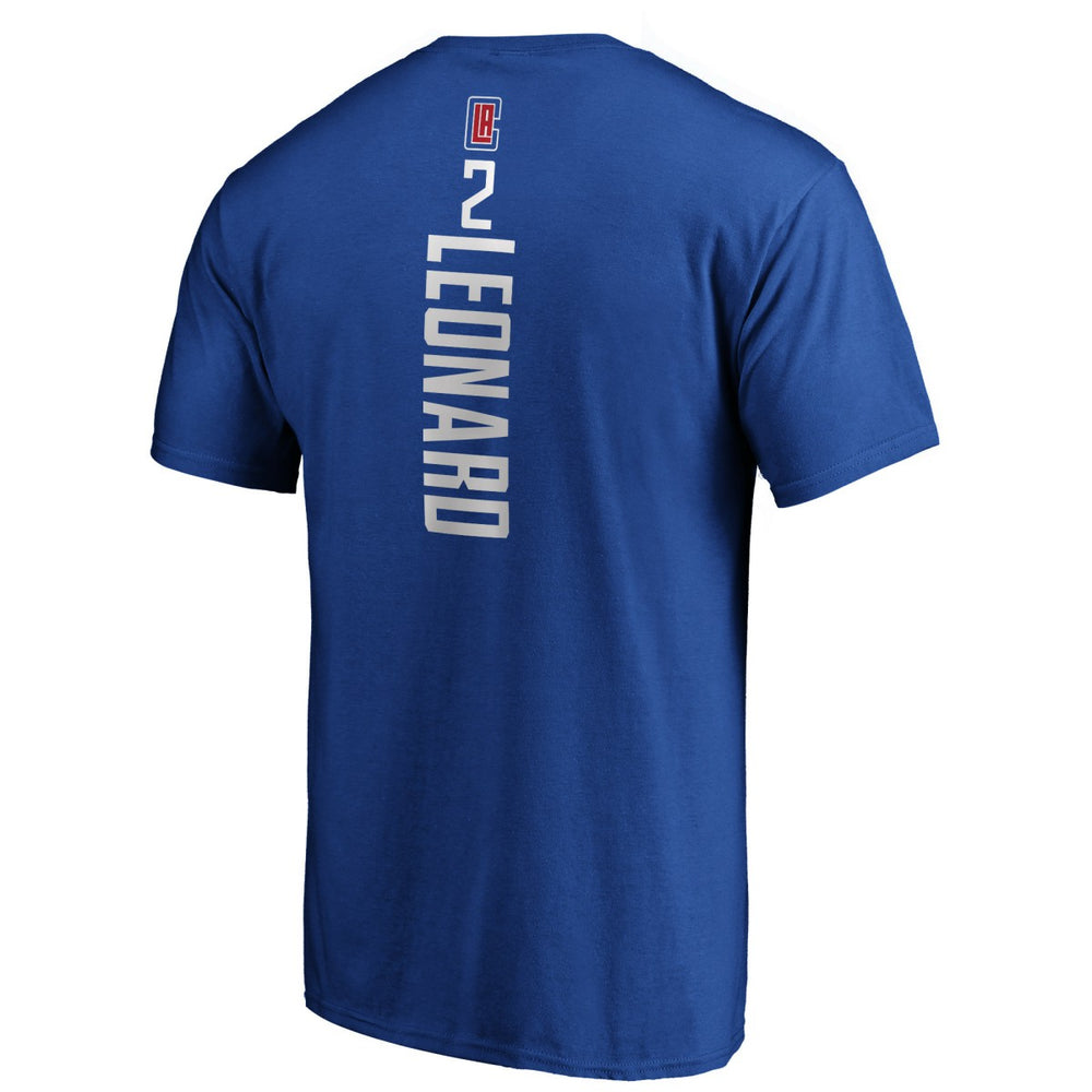 Fanatics Kawhi Leonard LA Clippers Playmaker Name & Number T-Shirt Blue