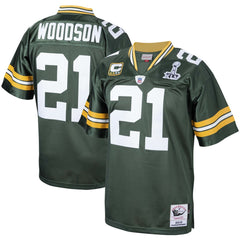 Charles Woodson Green Bay Packers 2010 Authentic Throwback Retired Player Jersey - Green - Mitchell & Ness
