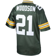 Charles Woodson Green Bay Packers 2010 Authentic Throwback Retired Player Jersey - Green - Mitchell & Ness