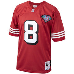 Steve Young San Francisco 49ers 1994 Authentic Throwback Retired Player Jersey - Scarlet - Mitchell & Ness