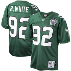 Reggie White Philadelphia Eagles Authentic Throwback Retired Player Jersey - Green - Mitchell & Ness