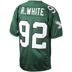 Reggie White Philadelphia Eagles Authentic Throwback Retired Player Jersey - Green - Mitchell & Ness