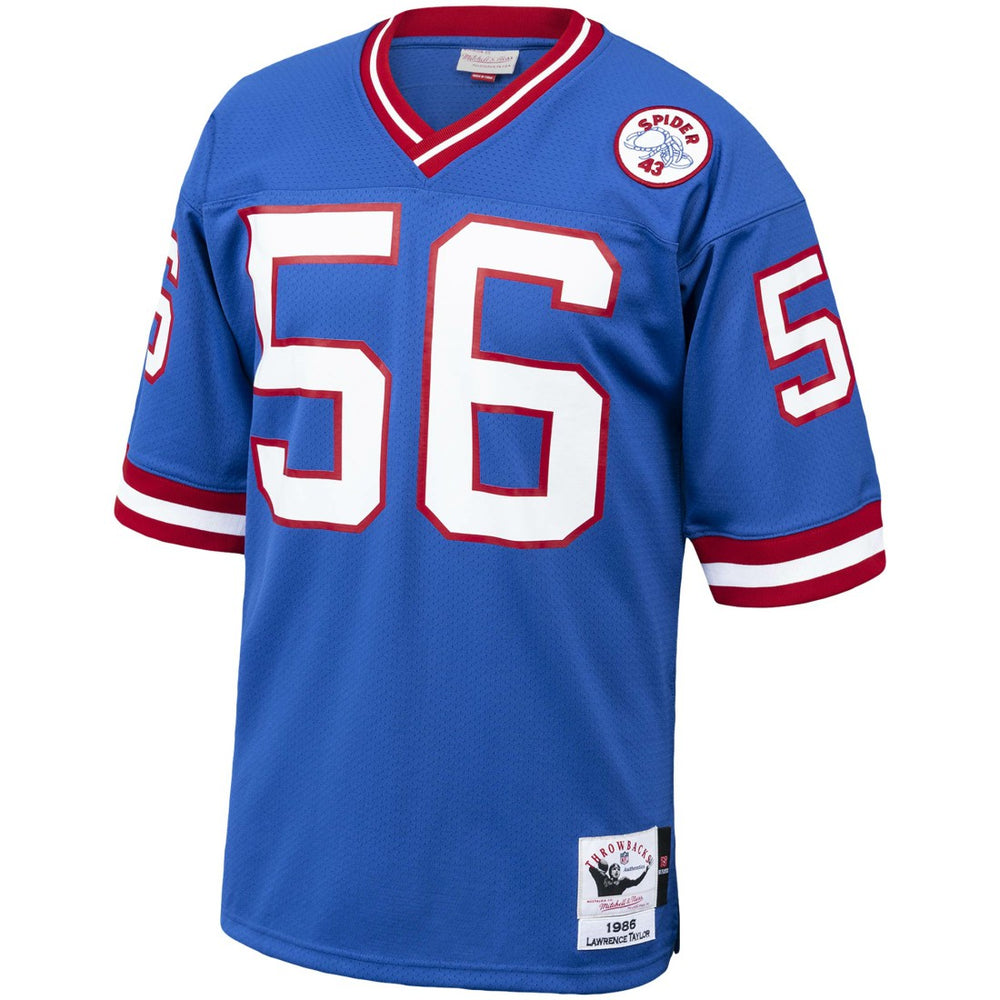 Lawrence Taylor New York Giants 1986 Authentic Throwback Retired Player Jersey - Royal - Mitchell & Ness