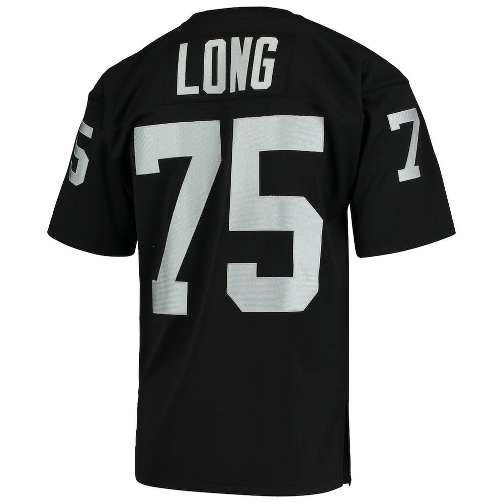 Howie Long Las Vegas Raiders 1983 Authentic Throwback Retired Player Jersey - Black - Mitchell & Ness