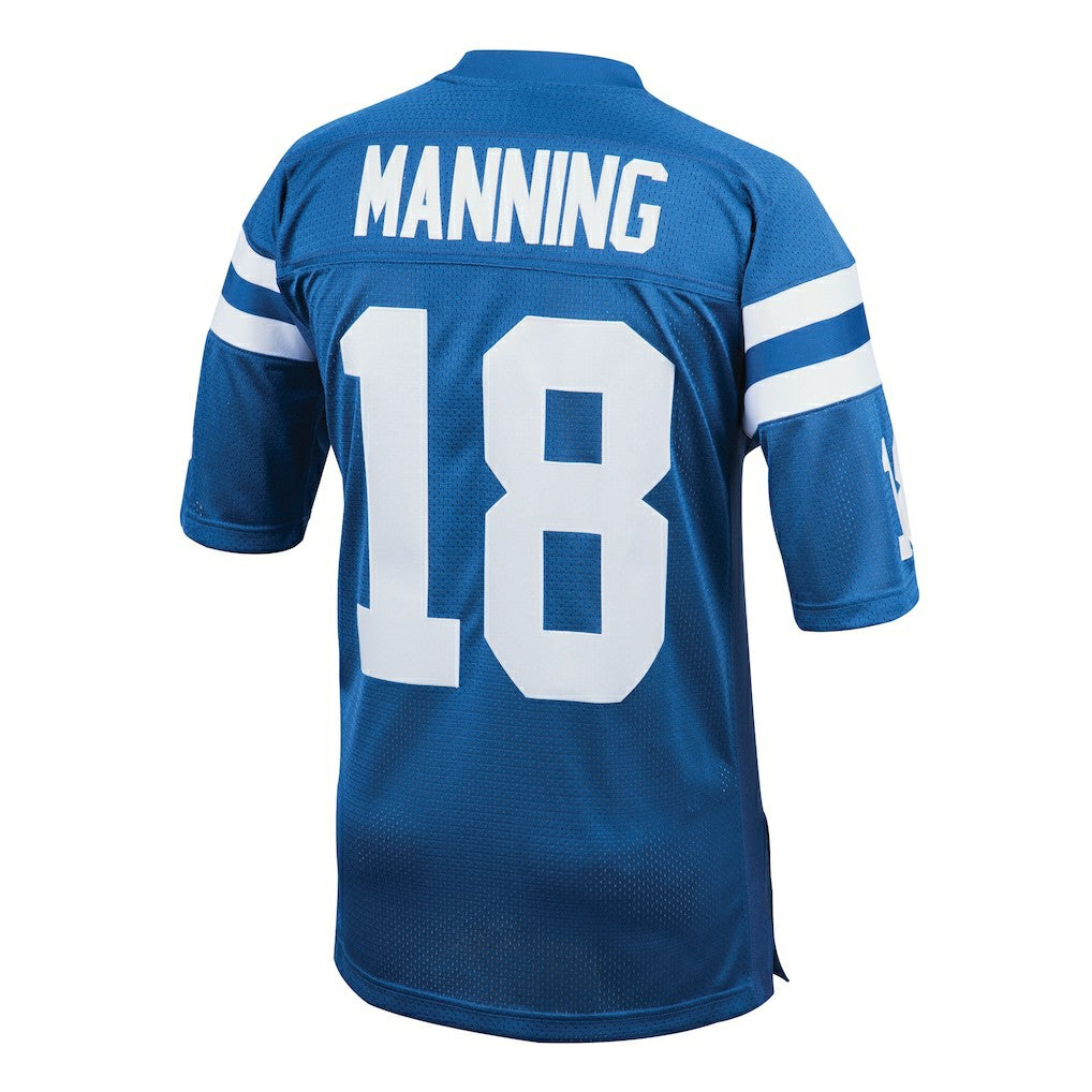 Peyton Manning Indianapolis Colts 1998 Authentic Throwback Retired Player Jersey - Royal - Mitchell & Ness