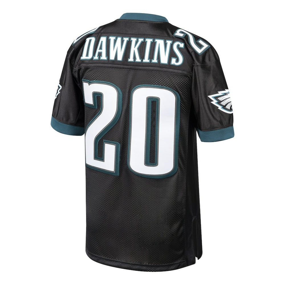 Brian Dawkins Philadelphia Eagles 2003 Authentic Throwback Retired Player Jersey - Black - Mitchell & Ness