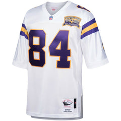 Randy Moss Minnesota Vikings 2000 Authentic Throwback Retired Player Jersey - White - Mitchell & Ness