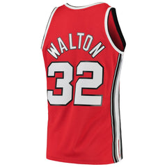 Mitchell & Ness Bill Walton Portland Trail Blazers 1976/77 Hardwood Classics Swingman Jersey Red