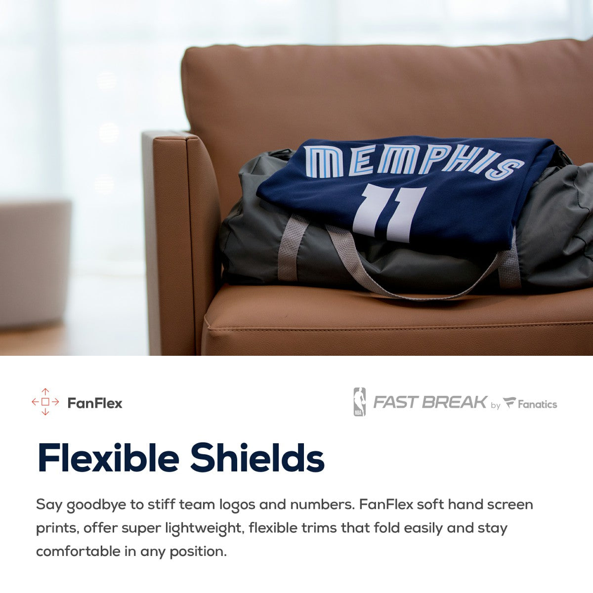 Fanatics Brandon Clarke Memphis Grizzlies Fast Break Replica Jersey Navy Icon Edition