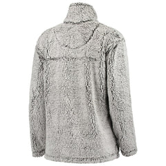 Carolina Panthers G-III 4Her by Carl Banks Women's Sherpa Quarter-Zip Pullover Jacket - Gray - NFL