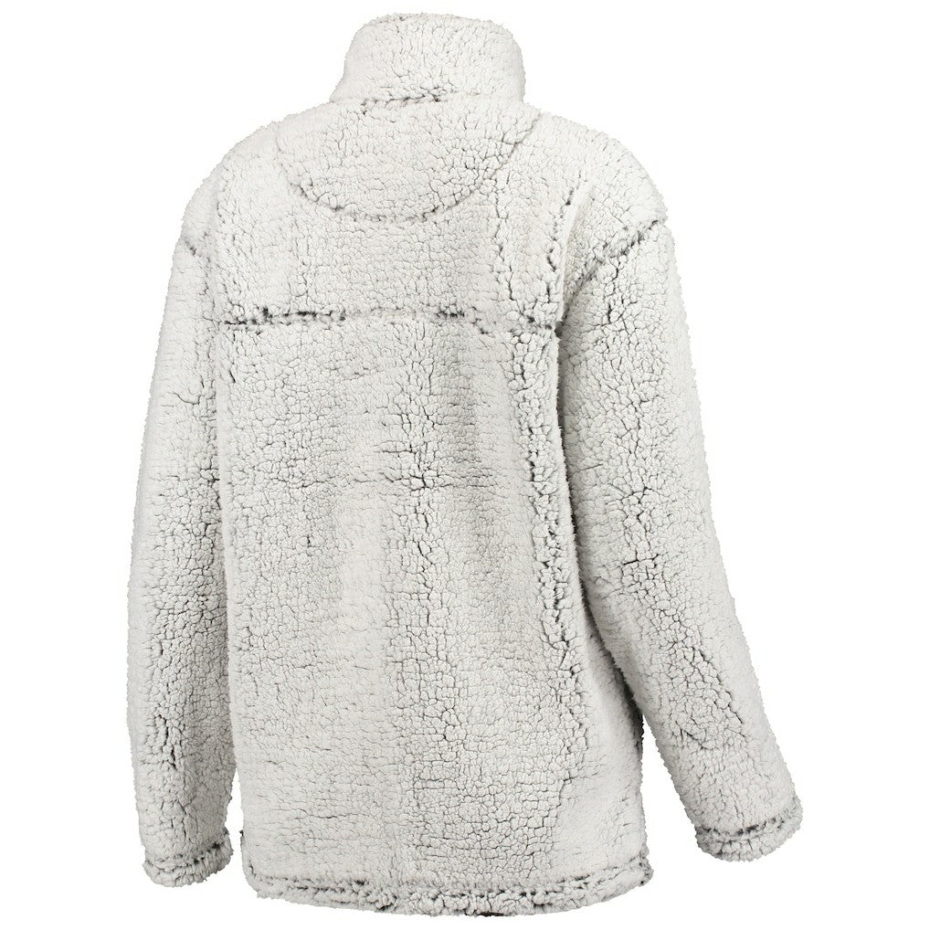 Baltimore Ravens G-III 4Her by Carl Banks Women's Sherpa Quarter-Zip Pullover Jacket - Gray - NFL