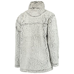 Minnesota Vikings Women's Sherpa Quarter-Zip Pullover Jacket - Gray - NFL