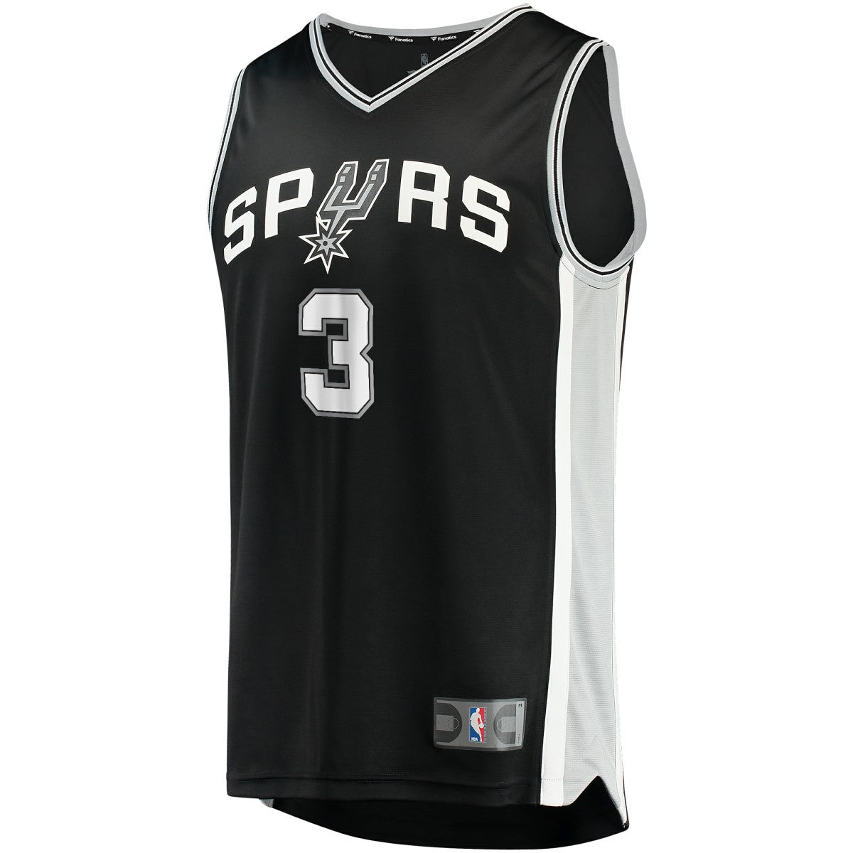 Fanatics Keldon Johnson San Antonio Spurs Fast Break Replica Jersey Black Icon Edition