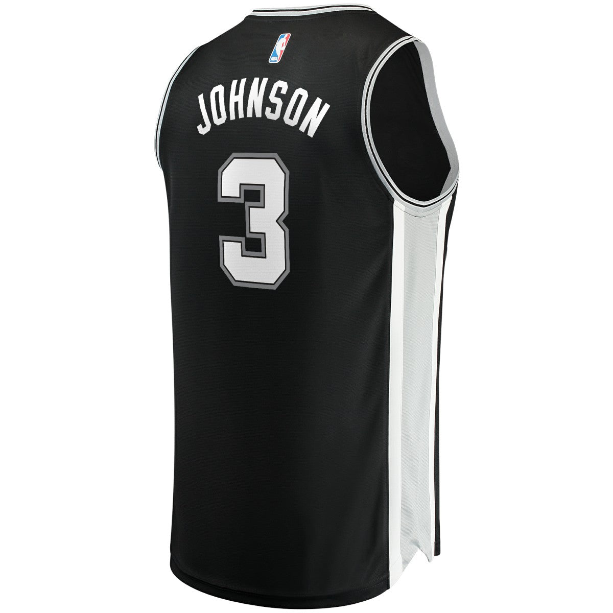 Fanatics Keldon Johnson San Antonio Spurs Fast Break Replica Jersey Black Icon Edition