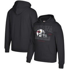Arizona Cardinals Classic Helmet Pullover Hoodie - Black - Mitchell & Ness
