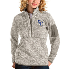 Kansas City Royals Antigua Women's Fortune Quarter-Zip Pullover Jacket Outlet