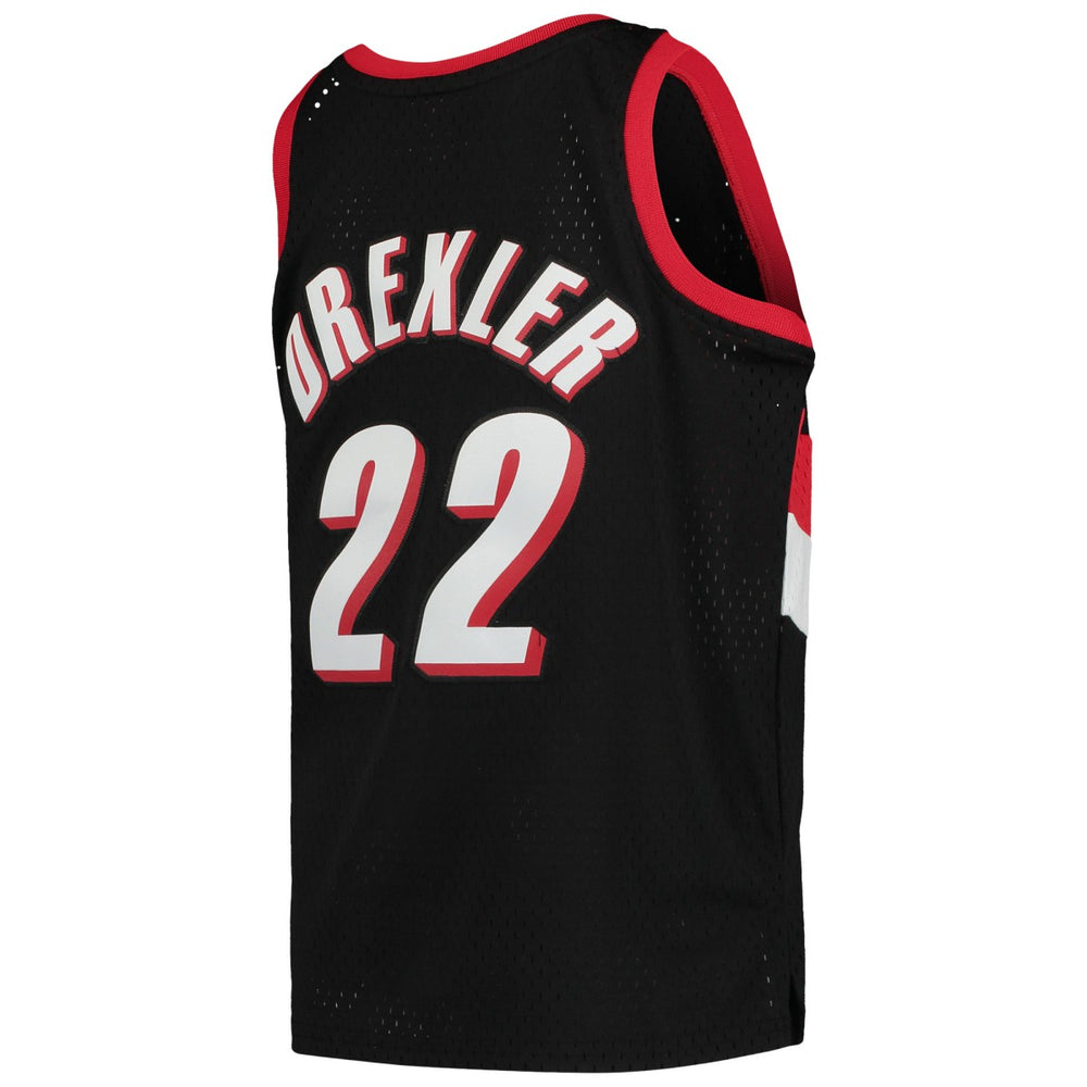 Mitchell & Ness Clyde Drexler Portland Trail Blazers Youth 1991/92 Hardwood Classics Swingman Jersey Black