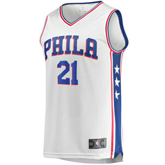 Fanatics Joel Embiid Philadelphia 76ers Replica Jersey Association Edition White